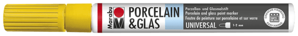 Marabu Porcelain Painter žlutý fix na porcelán 1-2mm
