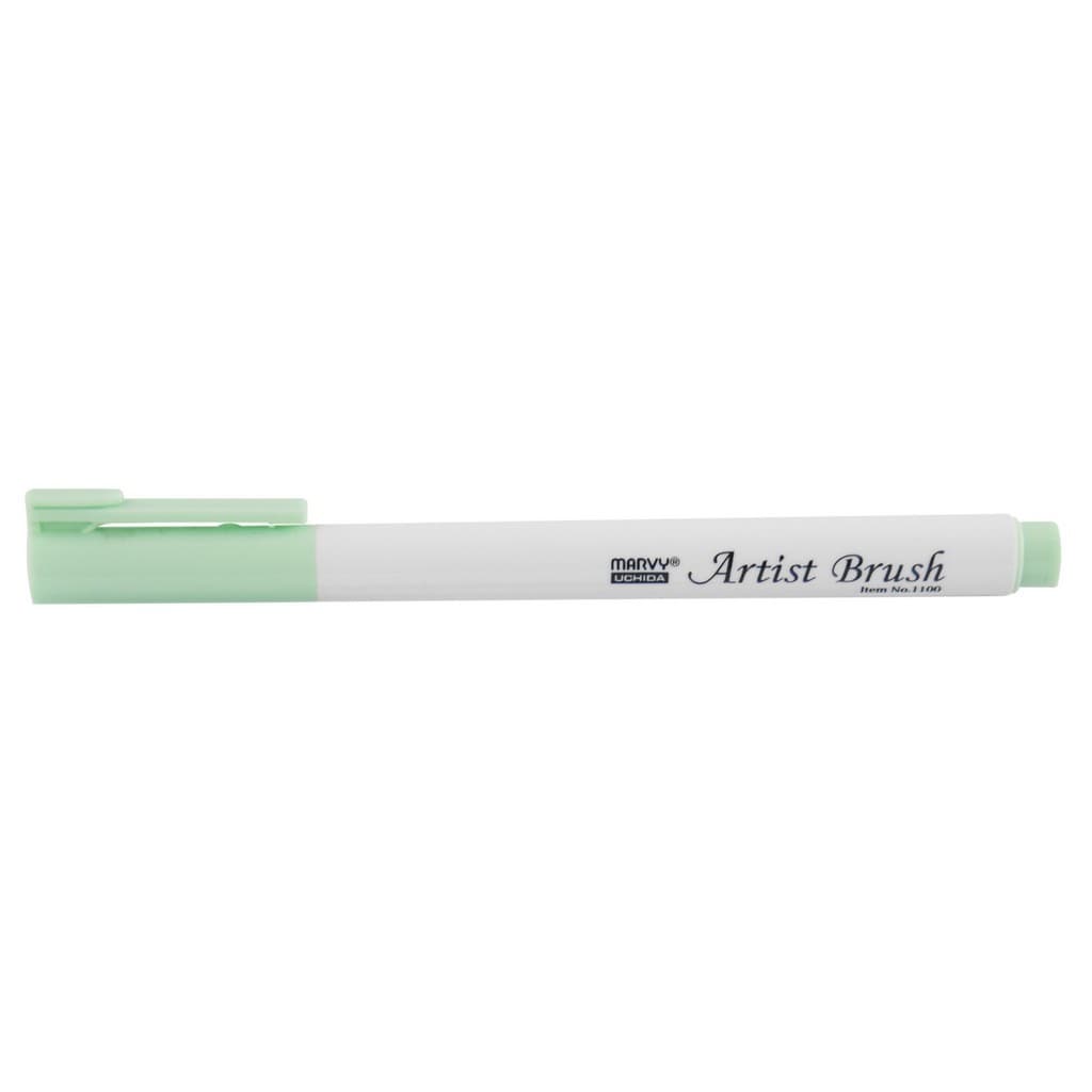 Marvy Artist Brush 1100-70 zelený fix štětcový hrot