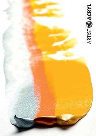 Víčko tuby Marabu akrylová žlutá barva 919