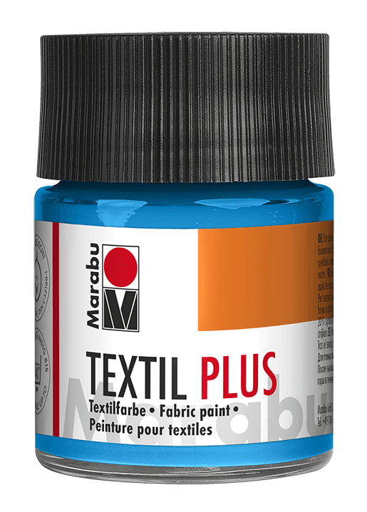 Marabu Textil Plus modrá světlá barva na textil 50ml