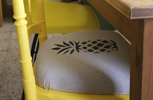 Výsledek barvení textilu Pébéo Setacolor Opaque tyrkysová