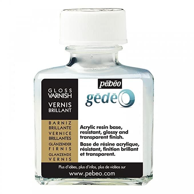 Pébéo Gédéo univerzální lesklý lak 75 ml čelní pohled