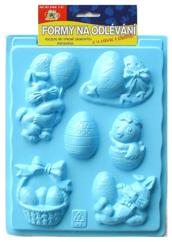 Forma na odlévání sádry 6 motivů - Velikonoce
