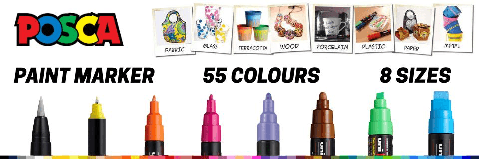 Akrylový popisovač Uni Posca 1MR 0,7 mm trubičkový hrot, růžový 13 2