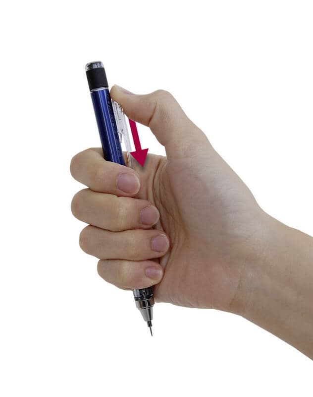 Plnitelná mechanická tužka Tombow MONO graph neonová modrá