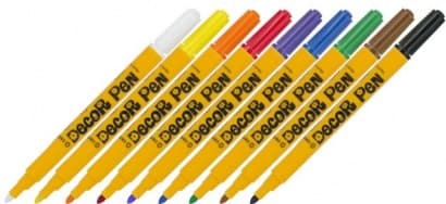 Centropen 2738 Decor Pen - žlutý 2