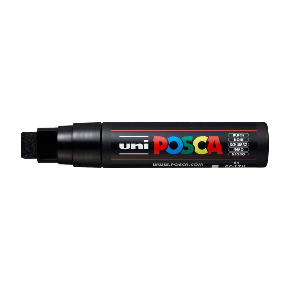 Uni Posca PC-17K extra široký černý akrylový popisovač 15mm