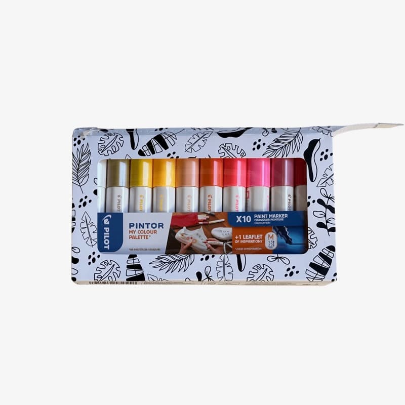 Pilot PINTOR M sada 10 teplých barev 1,4 mm