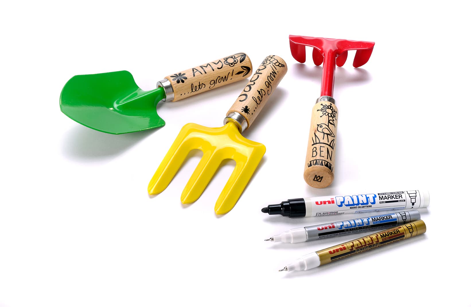 Uni PX-203 Lakový popisovač 0,5 mm - stříbrný 4