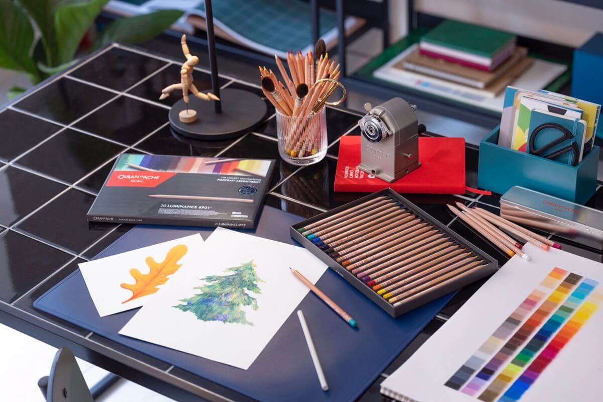 Caran D'ache Luminance 40 barev - umělecké pigmentové pastelky 5