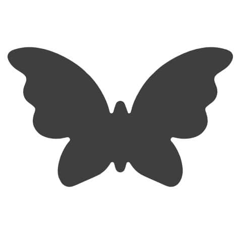 Detail děrovače Heyda motýlek 15 mm výřez