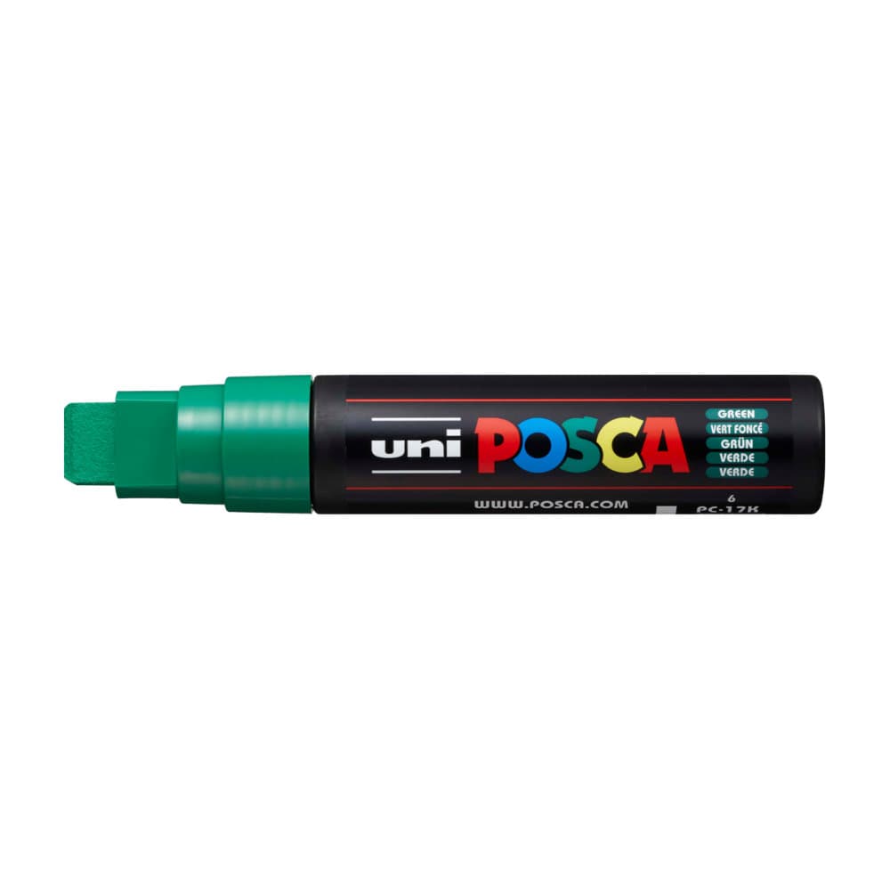 Uni Posca PC-17K – extra široký akrylový popisovač 15 mm - zelený