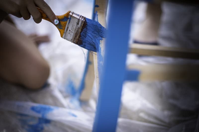 Malování akrylovou barvou Molenaer hnědá 250 ml