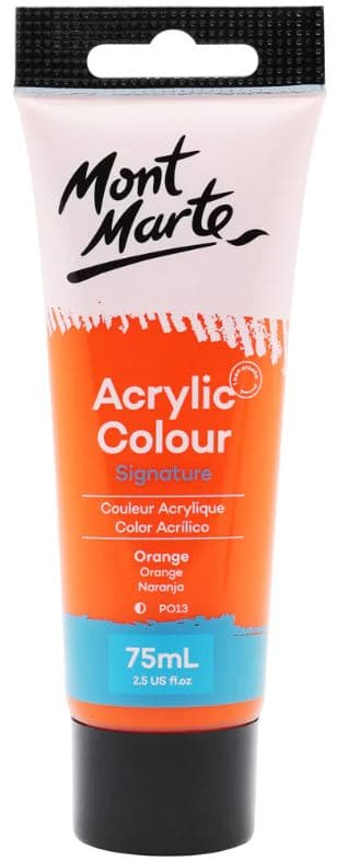 Mont Marte akrylová barva oranžová tuba 75ml