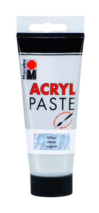 Marabu akrylová pasta 100 ml stříbrná barva