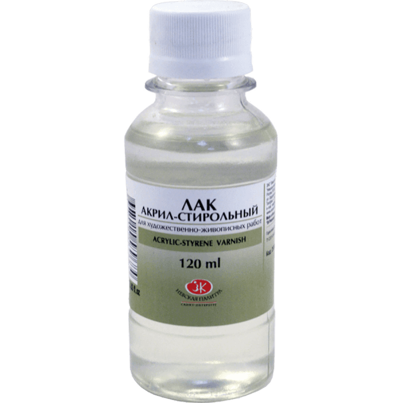 Nevskaya Palitra akrylový styrolový lak 120 ml lahvička