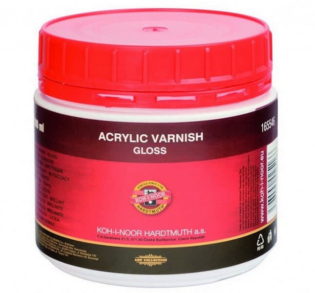 Koh-i-Noor akrylový lesklý lak 500 ml transparentní