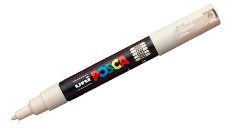 Uni Posca 1M béžový akrylový popisovač 0,7 mm