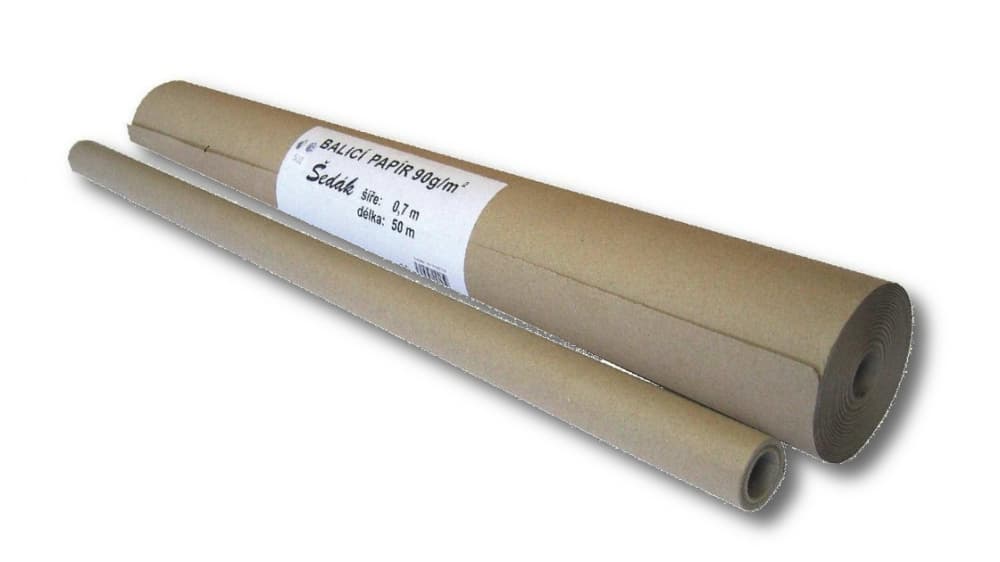 Balící papír Stepa Šedák 90g role 5m