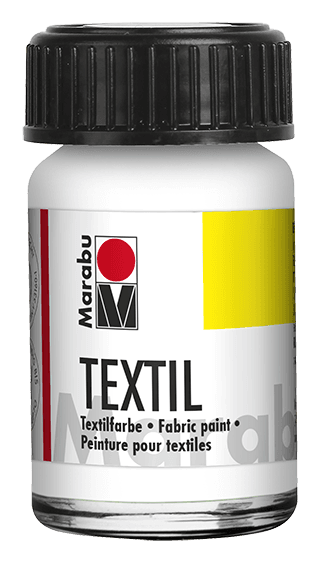 Marabu Textil bílá barva na textil 15 ml