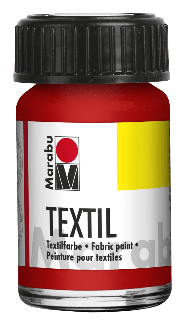 Marabu Textil červená barva na textil 15 ml