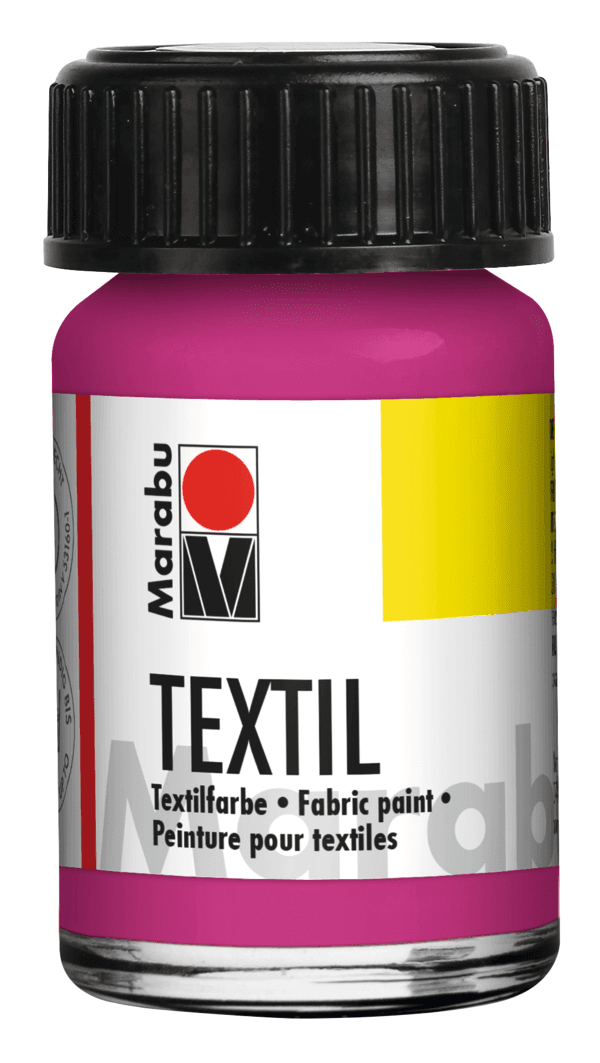 Marabu Textil barva na textil magenta růžová 15 ml