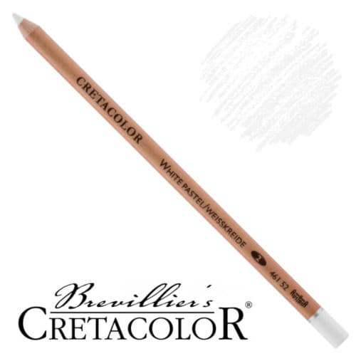 Cretacolor bílá křída v tužce medium čelní pohled