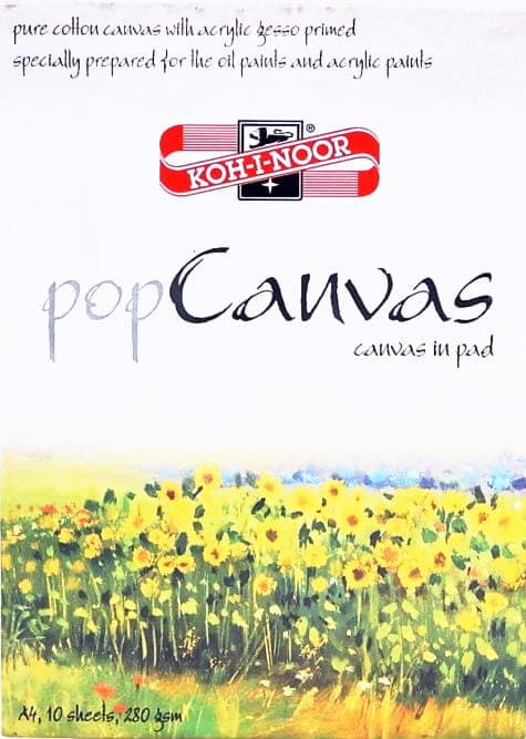 Blok PopCanvas Koh-I-Noor A4 280g lepená vazba