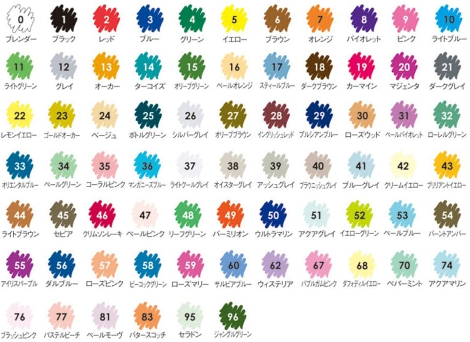 Marvy Artist Brush 1100-35 červená barva vodní báze