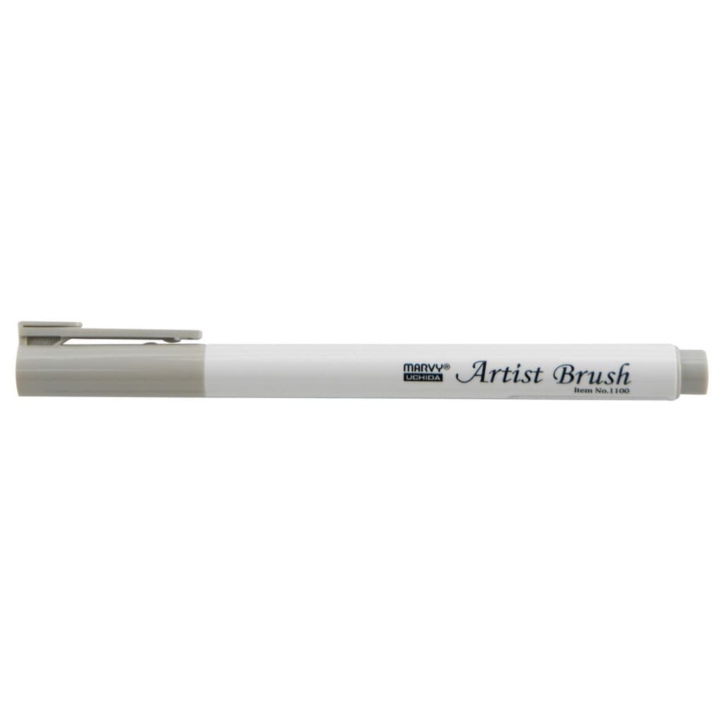 Marvy Artist Brush 1100-38 šedý brush pen štětcový hrot