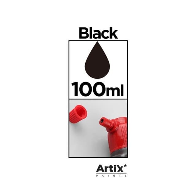 Použití černé čínské tuše Artix při malování