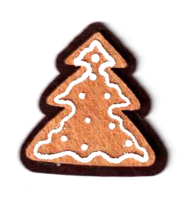 Dekorace filcová Perníček motiv stromeček kreativní tvoření sada