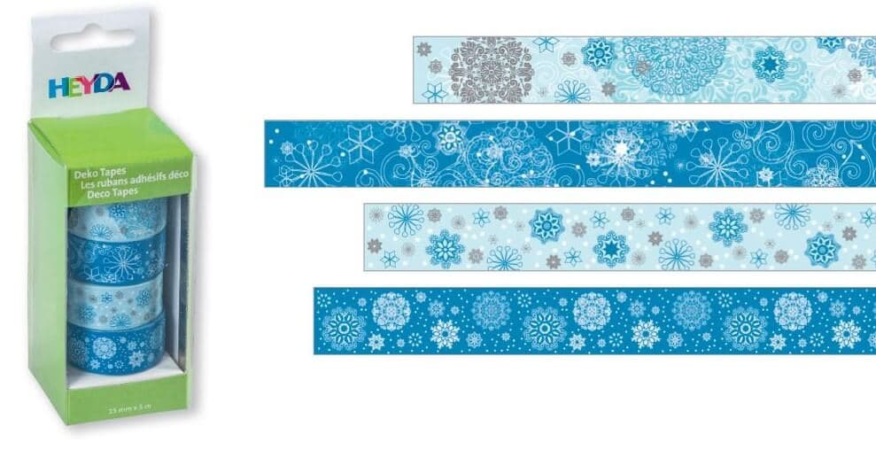 Heyda Deco pásky 15 mm 5 m 4 role