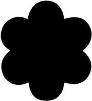 Heyda děrovač 25 mm ve tvaru květu