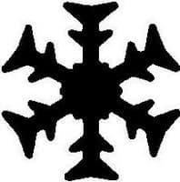 Heyda děrovač 25 mm ve tvaru sněhové vločky