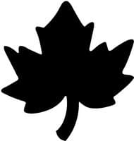 Heyda děrovač 25 mm ve tvaru javorového listu