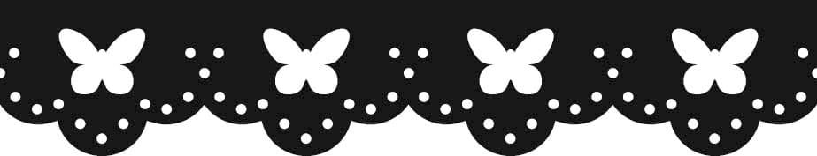 Heyda děrovač lemovací 58 mm motýli kreativní tvoření