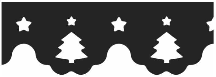 Heyda děrovač lemovací 58 mm motiv stromečky