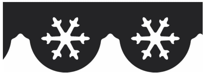 Heyda děrovač lemovací 58 mm motiv vločky