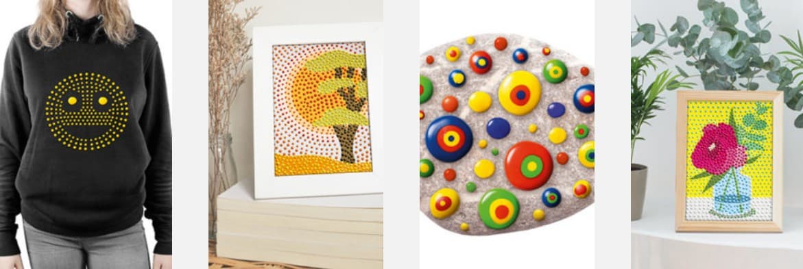 Marabu Dot Pen pero na textil středně modrá