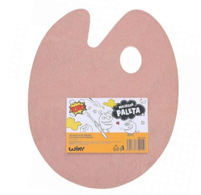 Dřevěná paleta wiki W831478 24x30 cm pro malíře