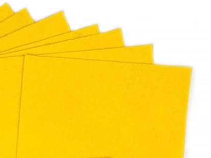 Žlutý filc A4 180g No name jednotlivý arch