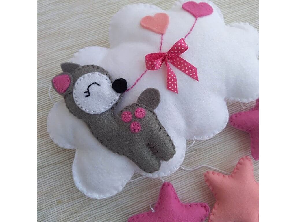 Použití modrého filce Titanum A4 pastelové barvy