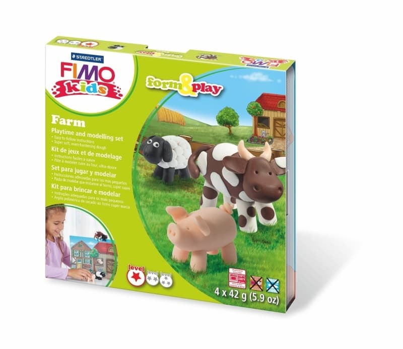 FIMO Kids sada Farma Staedtler modelování polymerová hmota