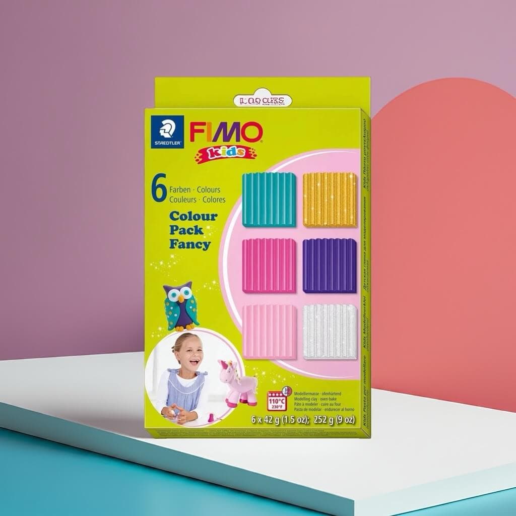 Staedtler Fimo Kids Holčičí sada polymerové hmoty 6x42g