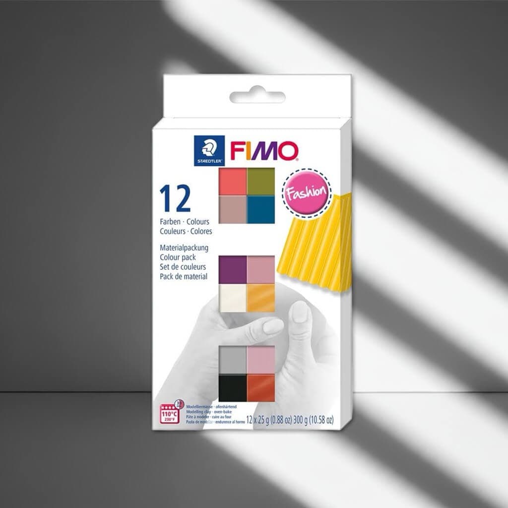 Staedtler Fimo Soft sada Fashion 12 barev 25g