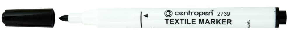 Centropen 2739 fix na textil černý 1,8 mm
