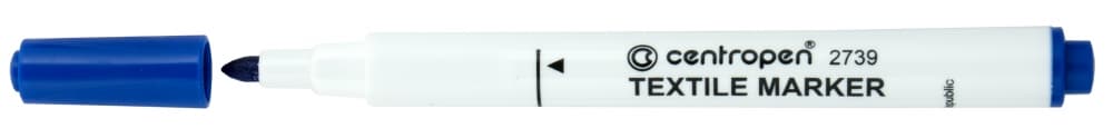 Centropen 2739 fix na textil modrý 1,8 mm