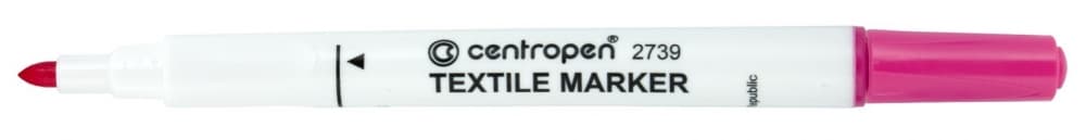 Centropen 2739 růžový fix na textil 1,8 mm
