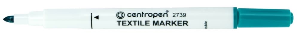 Centropen 2739 fix na textil tmavě zelený 1,8 mm